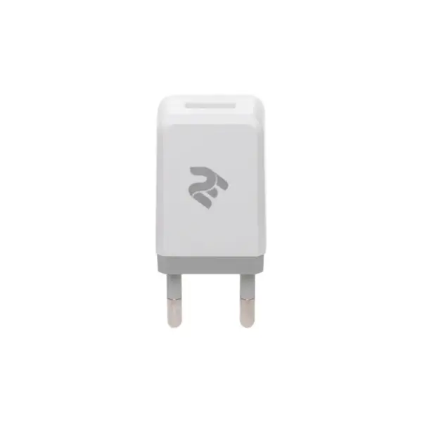 Зарядний пристрій 2E USB Wall Charger USB:DC5V/2.1A, white (2E-WC1USB2.1A-W)