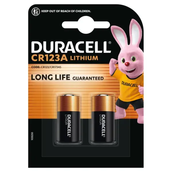 Батарейка Duracell 123 3V High Power літієва, CR123/CR123A/CR17345, 2 шт. в упаковці (5002979) Батарейка Duracell 123 3V High Power літієва, CR123/CR123A/CR17345, 2 шт. в упаковці (5002979)
