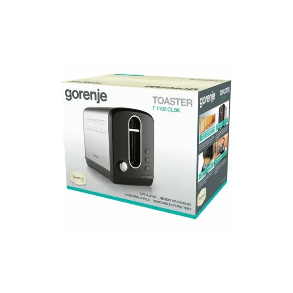 Тостер Gorenje T1100CLBK