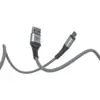 Дата кабель USB 2.0 AM to Micro 5P 1.0m Flex Gray Pixus (4897058531145)