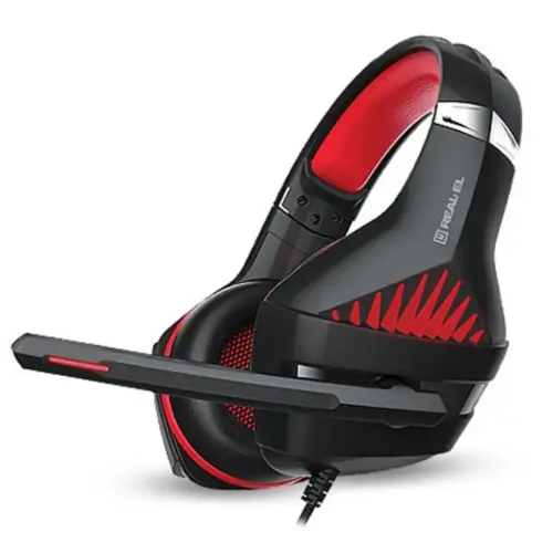 Навушники REAL-EL GDX-7600 Black/Red (EL124100028)