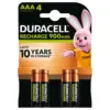 Акумулятор Duracell AAA HR03 900mAh * 4 (5005015)