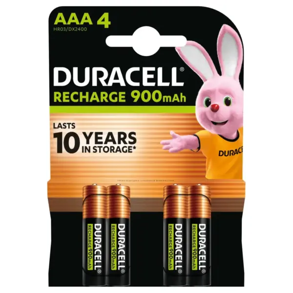 Акумулятор Duracell AAA HR03 900mAh * 4 (5005015)