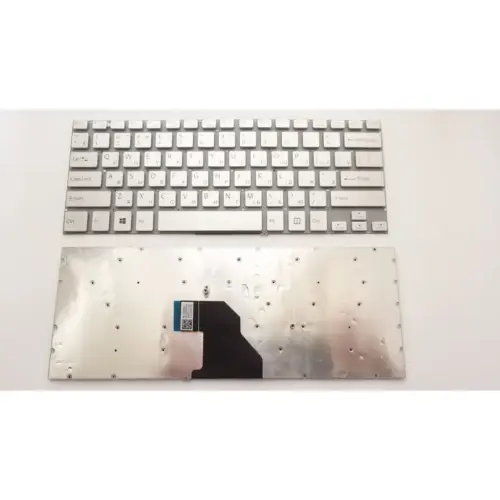 Клавіатура ноутбука Sony SVF14 (Fit 14 Series) серебро без рамки RU (A43790) Клавіатура ноутбука Sony SVF14 (Fit 14 Series) серебро без рамки RU (A43790)
