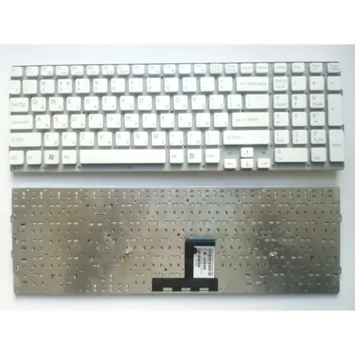 Клавіатура ноутбука Sony VPC-EC Series белая RU (A43361)