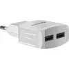 Зарядний пристрій Defender UPA-22 white, 2xUSB, 2.1A (83580)