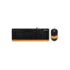 Комплект A4Tech F1010 Orange (4711421943093)