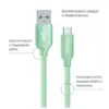 Дата кабель USB 2.0 AM to USB-C 1.0m mint ColorWay (CW-CBUC003-MT)