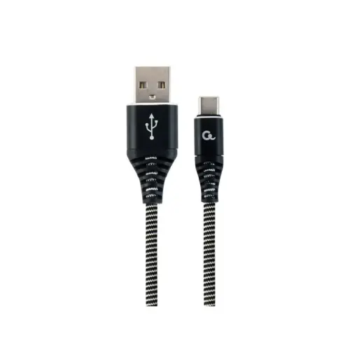 Дата кабель USB 2.0 AM to USB-C 1.0m Cablexpert (CC-USB2B-AMCM-1M-BW)