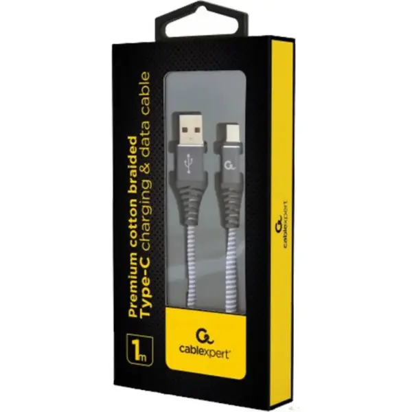 Дата кабель USB 2.0 AM to USB-C 1.0m Cablexpert (CC-USB2B-AMCM-1M-WB2)
