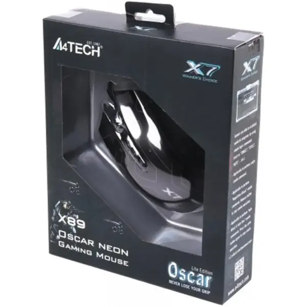 Мишка A4Tech X89 Black (4711421945059)