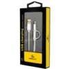 Дата кабель USB 2.0 AM to Lightning + Micro 5P 1.0m Cablexpert (CC-USB2-AM8PmB-1M-SV)