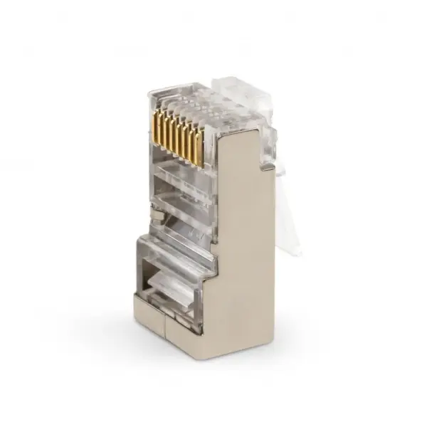 Конектор Vinga RJ-45 FTP 100 шт. (VCPCON8P8CFTP)