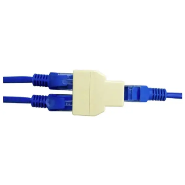 Спліттер Atcom вита пара, UTP, 8P8C J-45 1port (female) to 2port (female) (12450)