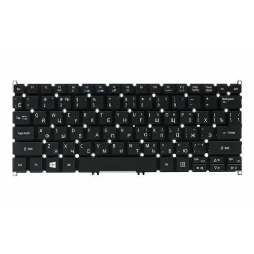 Клавіатура ноутбука Acer Aspire E3-111/V5-122 черный, без фрейма (KB311248)