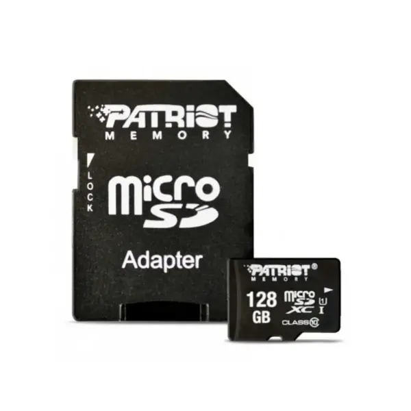 Карта пам'яті Patriot 128GB microSDXC class 10 UHS-I LX (PSF128GMCSDXC10) Карта пам'яті Patriot 128GB microSDXC class 10 UHS-I LX (PSF128GMCSDXC10)
