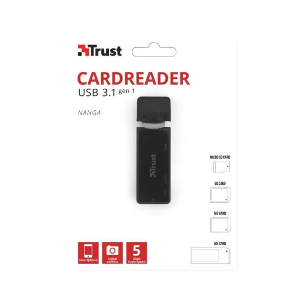 Зчитувач флеш-карт Trust Nanga USB 3.1 (21935)
