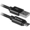 Дата кабель USB 2.0 AM to Micro 5P 1.0m USB08-03T PRO black Defender (87802) Дата кабель USB 2.0 AM to Micro 5P 1.0m USB08-03T PRO black Defender (87802)
