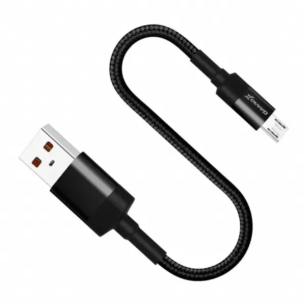 Дата кабель USB 2.0 AM to Micro 5P 0.2m Grand-X (FM-20M)