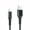 Дата кабель USB 2.0 AM to USB-C 1.2m Black Grand-X (FC-12B)