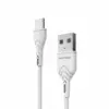 Дата кабель USB 2.0 AM to USB-C 1.0m White Grand-X (PC-03W)