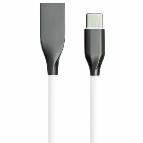 Дата кабель USB 2.0 AM to USB-C 1.0m white PowerPlant (CA910717)