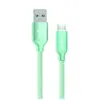 Дата кабель USB 2.0 AM to Micro 5P 1.0m mint ColorWay (CW-CBUM002-MT)