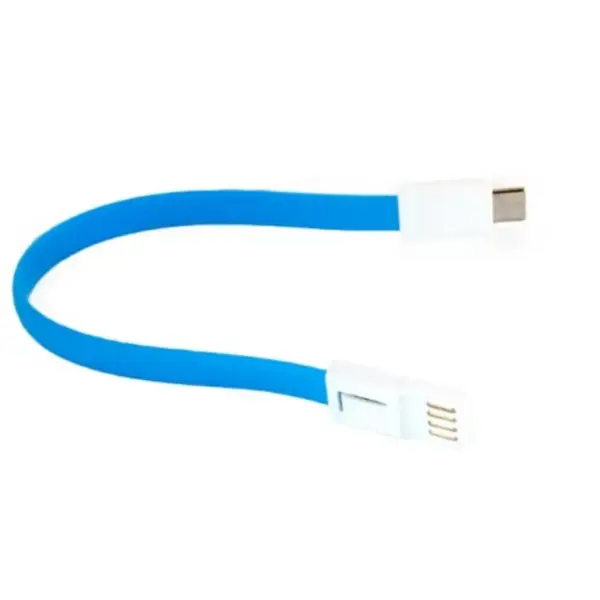 Дата кабель USB 2.0 AM to USB-C 0.18m blue Extradigital (KBU1787)