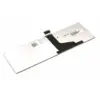 Клавіатура ноутбука PowerPlant TOSHIBA Satellite C850, C870 белый, белый фрейм (KB311781)