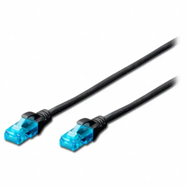 Патч-корд 2м, CAT 6 S-FTP, AWG 27/7, CU, LSZH, black Digitus (DK-1644-020/BL)