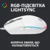Мишка Logitech G102 Lightsync White (910-005824)