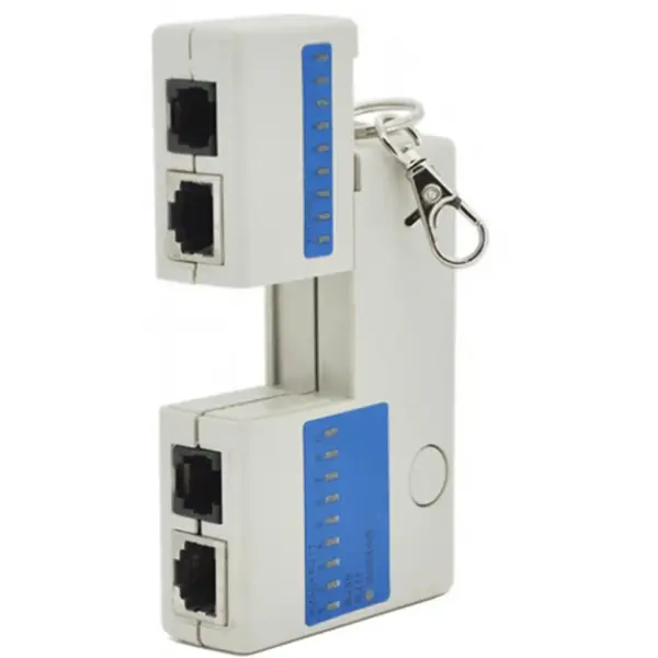 Тестер кабельний ML7123 RJ45/RJ12 (без батарейок в комплекті) Merlion (YT-ML7123 / YT-CaTe / 07123)