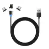 Дата кабель USB 2.0 AM to Lightning + Micro 5P + USB-C 1.0m Magnet only charge ColorWay (CW-CBUU020-BK) Дата кабель USB 2.0 AM to Lightning + Micro 5P + USB-C 1.0m Magnet only charge ColorWay (CW-CBUU020-BK)