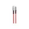Дата кабель USB 2.0 AM to Micro 5P 1.0m zinc alloy red ColorWay (CW-CBUM011-RD)