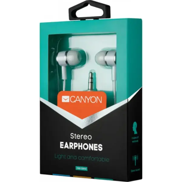 Навушники Canyon White (CNE-CEPM01W) Навушники Canyon White (CNE-CEPM01W)