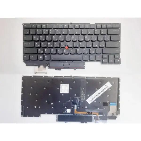 Клавіатура ноутбука Lenovo ThinkPad X1 Carbon Gen5 (2017) черная с ТП с подсв UA (A46124) Клавіатура ноутбука Lenovo ThinkPad X1 Carbon Gen5 (2017) черная с ТП с подсв UA (A46124)