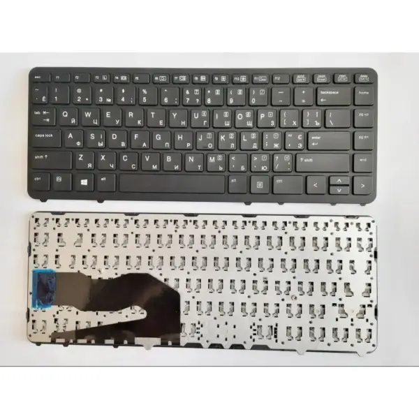 Клавіатура ноутбука HP EliteBook 840 G1/G2, 850 G1/G2 черная с черной UA (A46123) Клавіатура ноутбука HP EliteBook 840 G1/G2, 850 G1/G2 черная с черной UA (A46123)