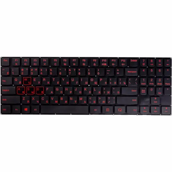 Клавіатура ноутбука Lenovo Legion Y520/R720 черн (KB310765)