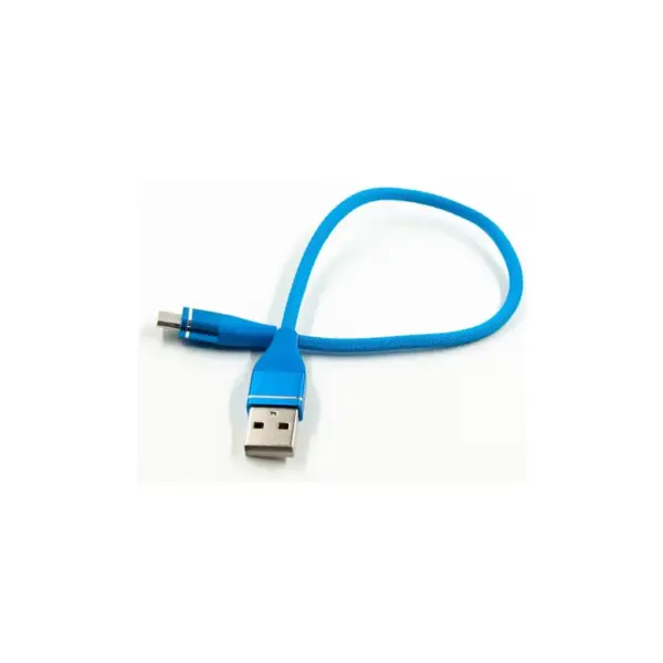 Дата кабель USB 2.0 AM to Micro 5P 0.25m blue Dengos (NTK-M-SHRT-SET-BLUE)