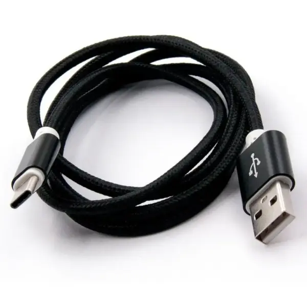 Дата кабель USB 2.0 AM to USB-C 1.5m black Dengos (NTK-TC-DL-BLACK)