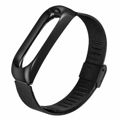 Ремінець до фітнес браслета BeCover Metal для Xiaomi Mi Band 3/4 Black (704651) Ремінець до фітнес браслета BeCover Metal для Xiaomi Mi Band 3/4 Black (704651)