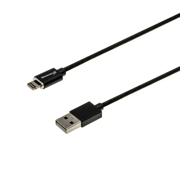 Дата кабель USB 2.0 AM to Lightning 1.0m Magnet Grand-X (MG-01L)