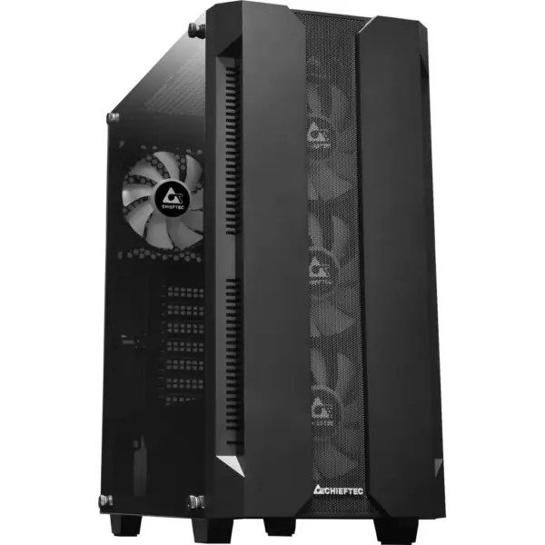 Корпус для ПК Chieftec Gaming Hunter Tempered Glass Edition (GS-01B-OP)