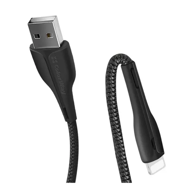 Дата кабель USB 2.0 AM to Lightning 1.0m led black ColorWay (CW-CBUL034-BK) Дата кабель USB 2.0 AM to Lightning 1.0m led black ColorWay (CW-CBUL034-BK)