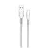 Дата кабель USB 2.0 AM to USB-C 1.0m line-drawing white ColorWay (CW-CBUC029-WH)