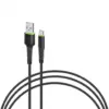 Дата кабель USB 2.0 AM to USB-C 0.2m black Intaleo (1283126487446)