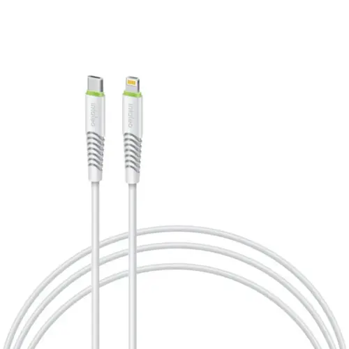 Дата кабель USB-C to Lightning 1.2m 18W white Intaleo (1283126504099) Дата кабель USB-C to Lightning 1.2m 18W white Intaleo (1283126504099)
