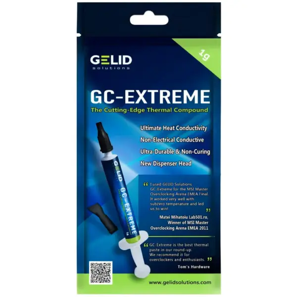 Термопаста Gelid Solutions GC-Extreme 1g (TC-GC-03-D)