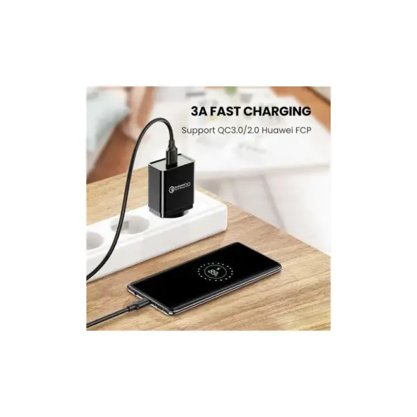 Дата кабель USB 3.0 AM to USB-C 1.0m US184 Black Ugreen (20882) Дата кабель USB 3.0 AM to USB-C 1.0m US184 Black Ugreen (20882)