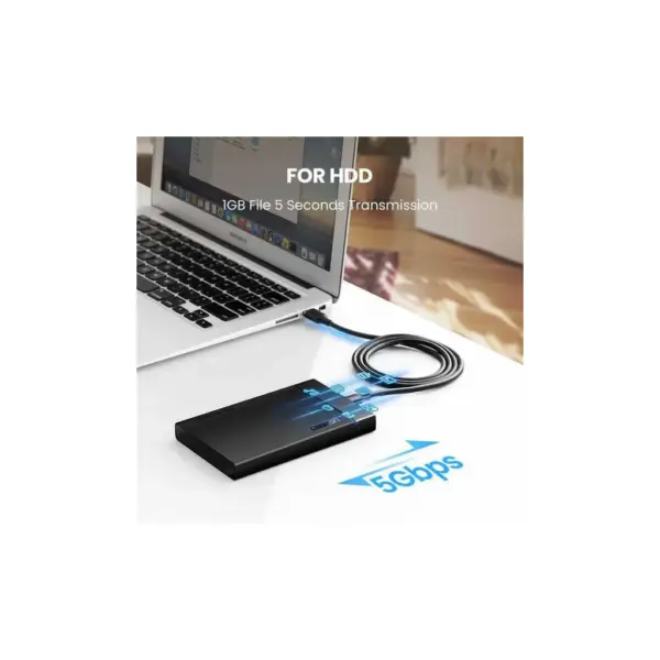 Дата кабель USB 3.0 AM to USB-C 1.0m US184 Black Ugreen (20882) Дата кабель USB 3.0 AM to USB-C 1.0m US184 Black Ugreen (20882)